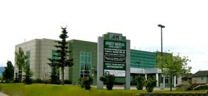 Outside the office of Anchorage Oral & Maxillofacial Surgery, Inc